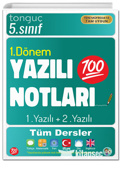 5- Sınıf Yazılı Notları 1- Dönem 1 ve 2- Yazılı Tonguç Akademi